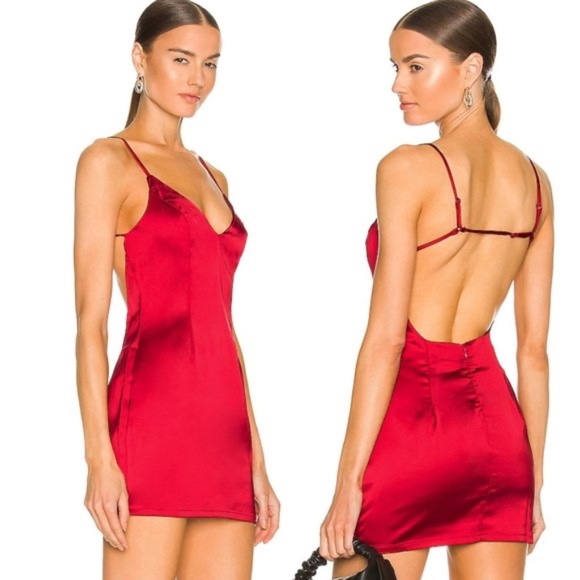 superdown Dresses & Skirts - Superdown Nicole Mini Dress in Burgundy Wine NWT Size Small